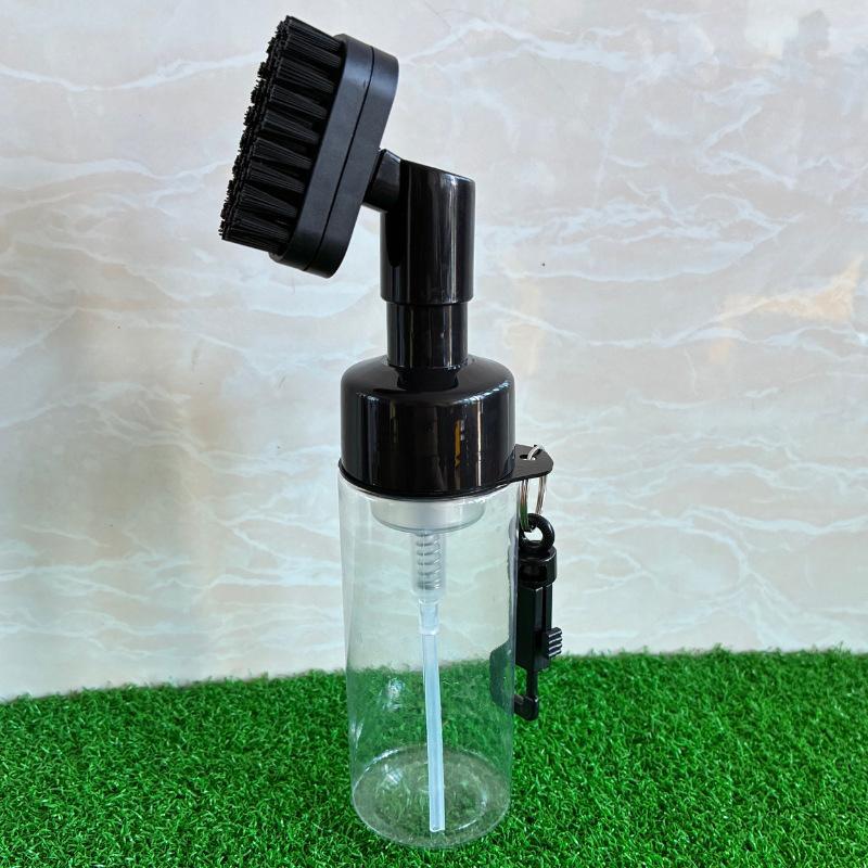 Portable Golf Club Groove Cleaner Brush with Leakproof Reservoir Squeeze Bottle for Golf Training Accessories