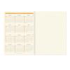 Rhodia Ежедневник формата А5, издание 2026 года, с месячным дневником A5 x с ПВХ Rhodia cf117385cv для блоков, "Месячный" (14.8 21см) Базовый" чехол, Оранжевый,