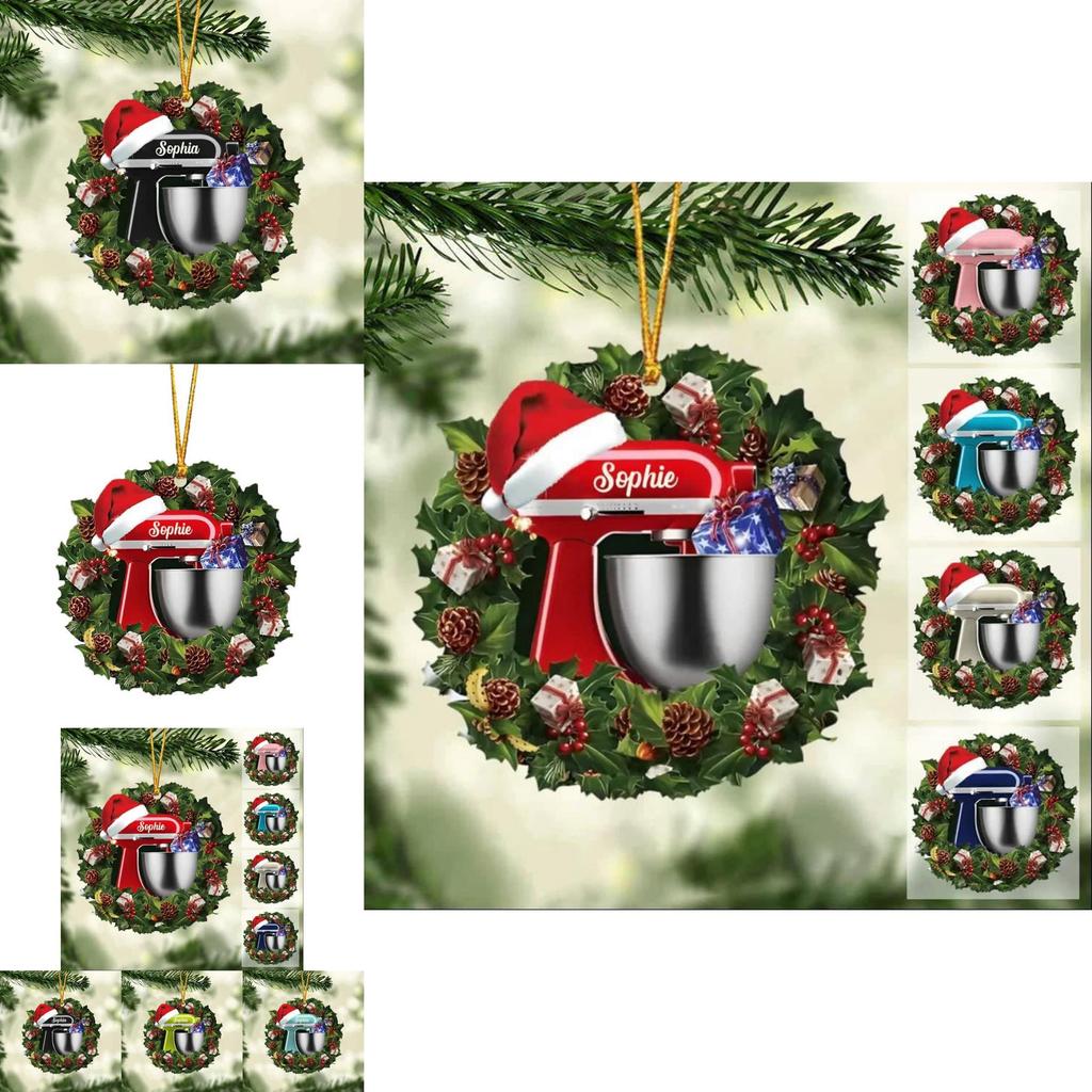 Уникальный акриловый брелок-миксер для выпечки Стильный праздничный декор для рождественских елок