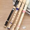 Baroque Fingering Eight Hole Clarinet Easy Adjustable Vertical Flute  Musical Instrument