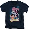 Унисекс подростковая футболка Steven Universe Кристальный самоцвет Флаг для девочек и мальчиков