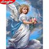 Алмазная вышивка Девушка Полный дисплей Алмазная картина Ангел Полный квадратный дрель Алмаз