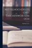 Книга Mittelhochdeutsches Taschenworterbuch
