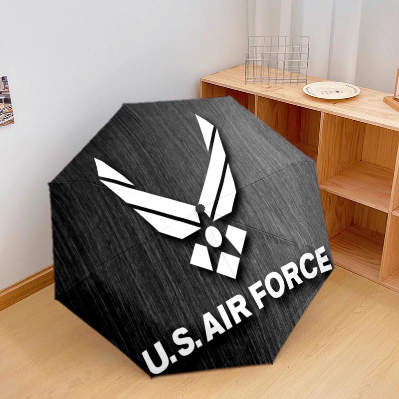 1PC U.s. Air Force Symbol Automatic Umbrella - Suitable Travel Outdoor Portable Umbrella Birthday Gift Daily Essentials