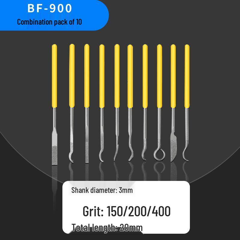 Diamond Sand Alloy File Set CF-400 for Flat Mold Grinding