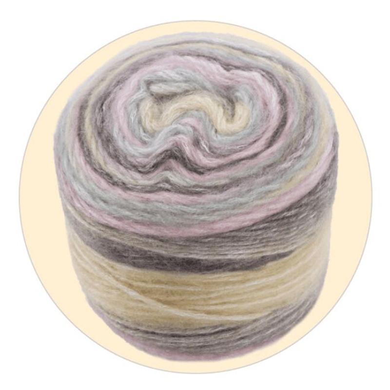 652F Пряжа из кашемира и шерсти с секционным крашением Радужная пряжа Пряжа для вязания Пряжа для вязания крючком DIY Материал для изготовления шерстяной одежды