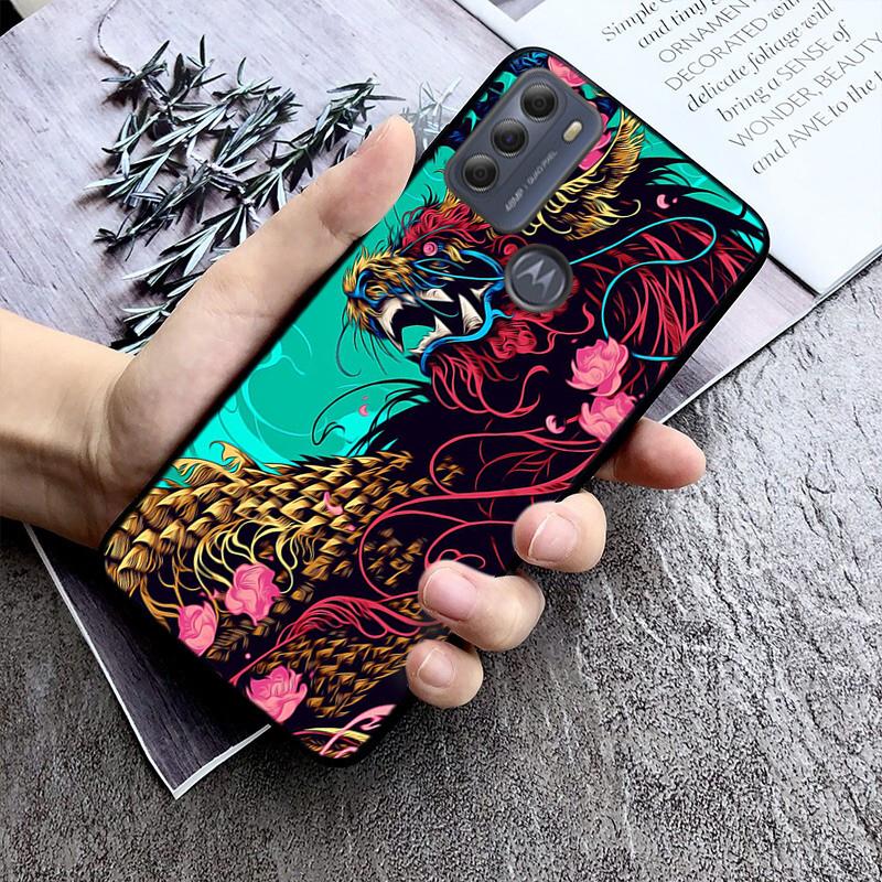 Fashion Cute China Dragon Phone Case For Motorola Moto G Stylus 5G G Play G Power G 5G G Pure 2023 2024 E20 E22 E22i E32 E40 E13