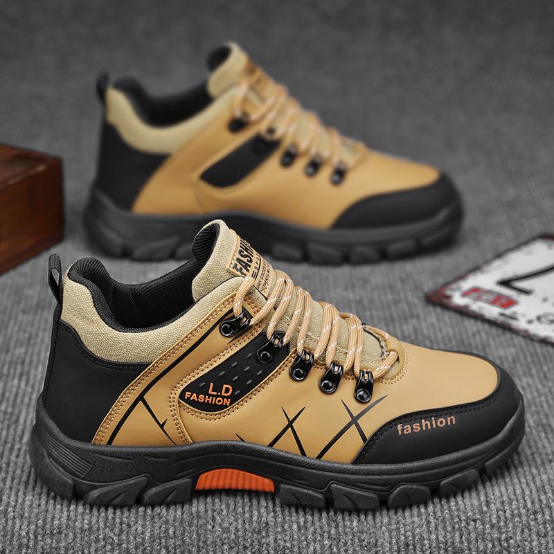 New Cross Border Large-size Men's Shoes Sports Casual Shoes British Style Outdoor Men's Hiking Shoes Trendy Shoes