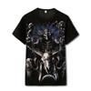 Футболка с короткими рукавами и 3D принтом «Властные черепа» в стиле хип-хоп, лето 2019, новое качество, мягкая удобная крутая футболка для мужчин, S-6XL