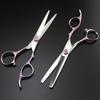 Steel 6 '' Scissor Pink Rose Hair Scissors Haircut Thinning Barber Cutting Shears Hairdresser Scissors