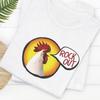 Funny Rock Rooster Graphic T-Shirt: Music Lover Concert Tee