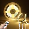 DC5V COB LED Strip with Dimmable Remote Control 1M2M/3M/4M/5M COB Strip Light For Indoor Home Cabinet Decor Lighting