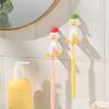 Three Dimensional Duck Toothbrush Holder Perforation Free Suction Cup Storage Hook  Children