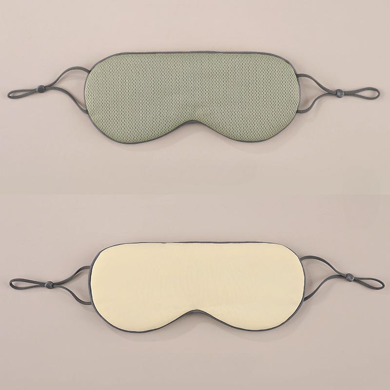 Маска для сна, маска для сна, маска для перерыва на обед, дышащая, бесшовная, теплая и прохладная, двухсторонняя маска для глаз из ледяного шелка