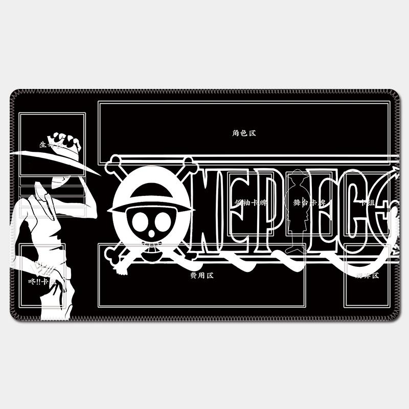 One Piece Luffy Card Battle Table Mat Opcg Zoro Robin Ace Single Player Board Game Card Battle Mat Anime Gift