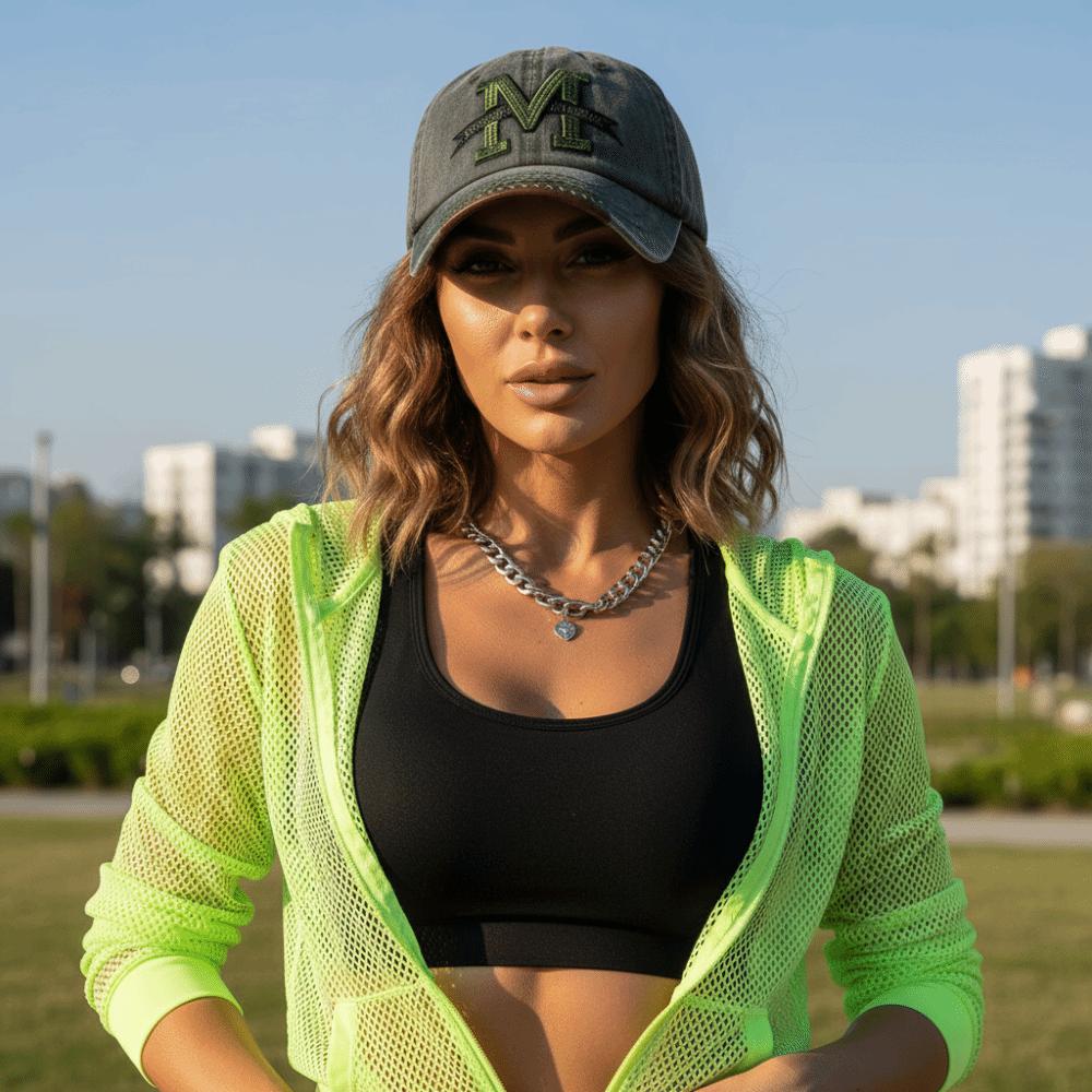 Washed Cotton Embroidered Baseball Cap Distressed Streetwear Sunscreen Hats For Man Women Unisex