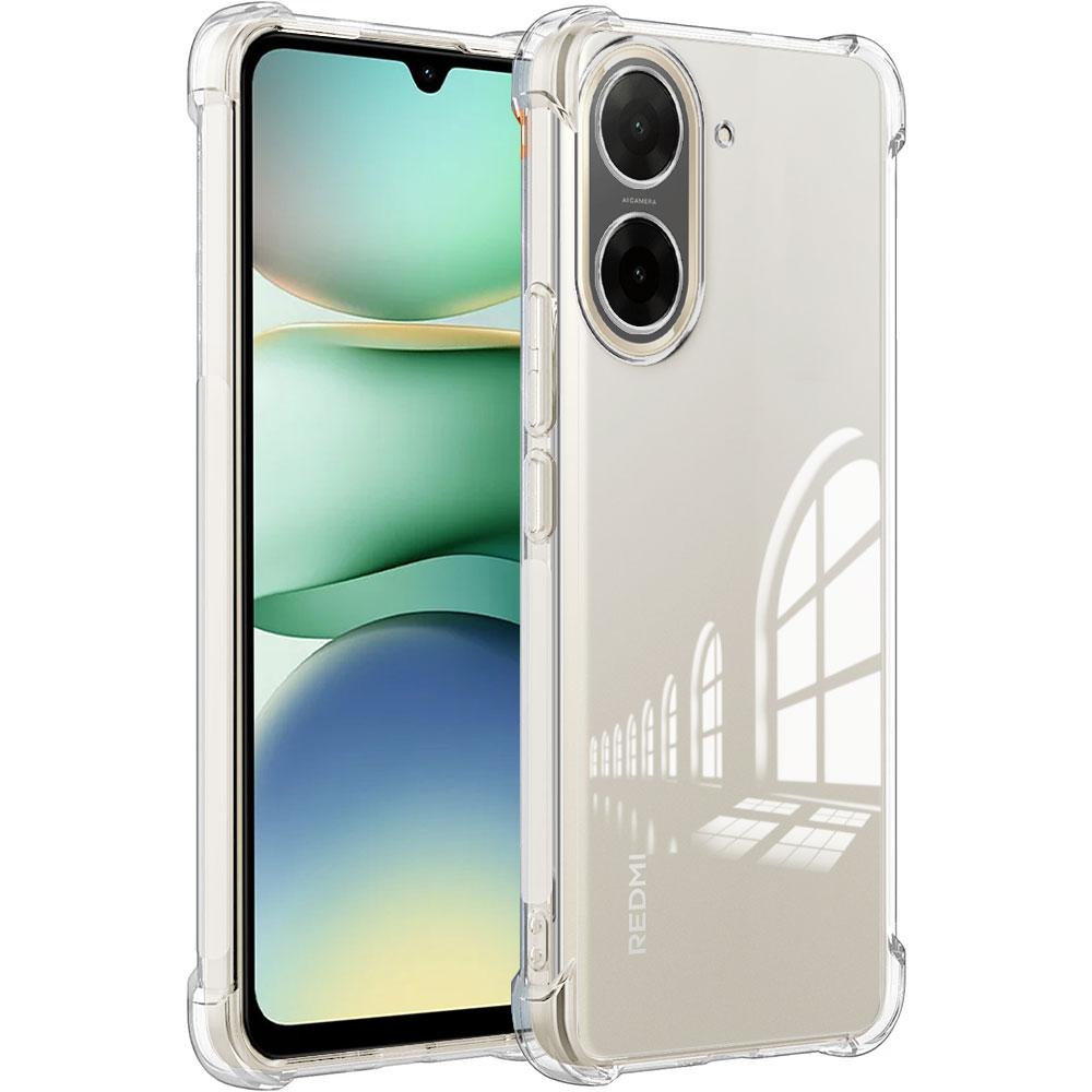 Прозрачный противоударный чехол для телефона Redmi A5 A4 A3 Pro, прозрачная мягкая силиконовая защитная крышка для Poco C71 C75 Funda