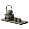 New Chinese style beam pot warm tea stove Kung Fu tea set small household tea stove candle heating insulation base