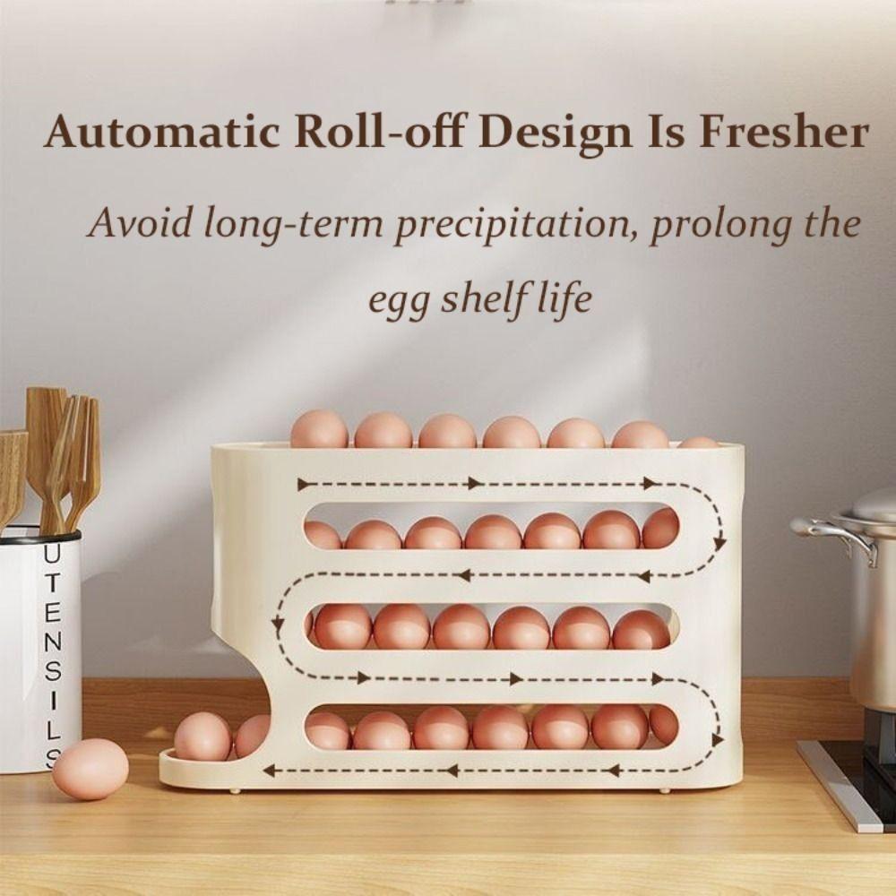 Household Egg Storage Box Large-capacity Refrigerator Organizer Egg Dispenser Refrigerator