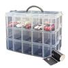 No Tomica Mini Car Storage Case for Garages and Parking Portable with Holds Up To 30 Hot Wheels [Kurashi Shoten] Lots, Handle, Cars,
