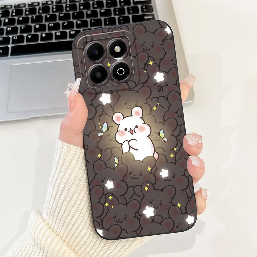 Чехол для Honor X6a WDY-LX1 Capa Милый Мультяшный Мягкий Силиконовый Чехол Для HonorX6a X 6B X6 b Оболочка Матовый Защита Объектива Телефон Fundas
