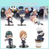 Pvc Jujutsu Kaisen Break Time Coffee Snack Model Blind Box Gashapon Figure