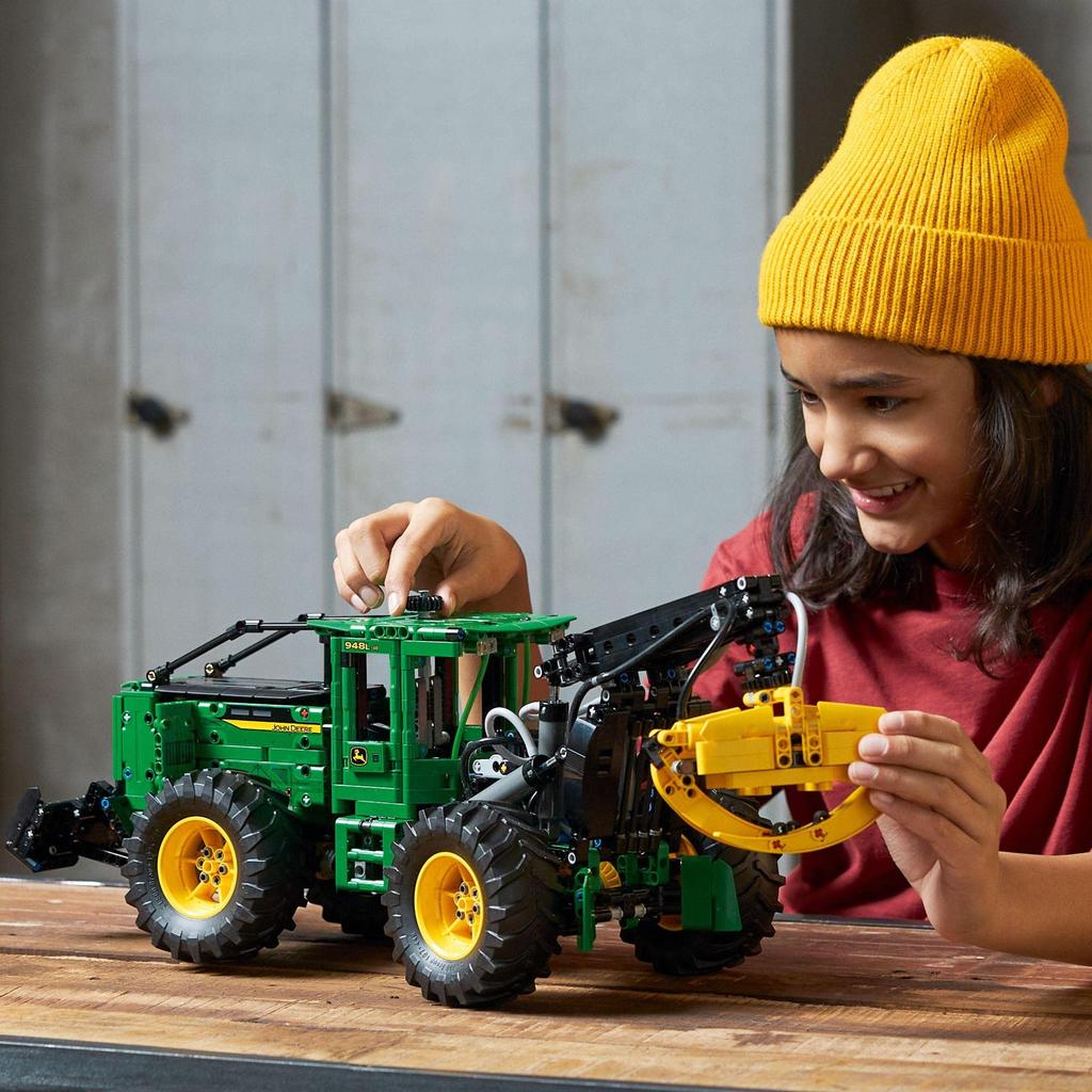 LEGO Technic John Deere Skidder 42157 игрушечный блок, подарок, автомобиль, мальчики 11 лет 948L-II ~