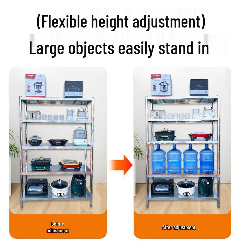 Ми Линг Стеллаж для хранения кухонной утвари из нержавеющей стали