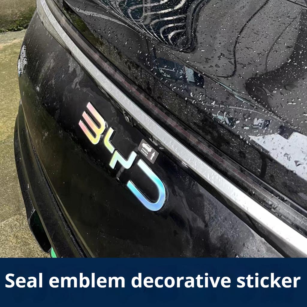Rstcl5 Для BYD Seal EV 2022 2023 2024 2025 Автомобильная эмблема Декоративная наклейка с изменением цвета