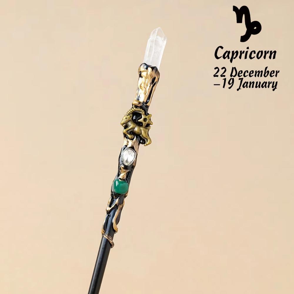 Zodiac Crystal Magic Wand Crystal Ball Magic Scepter Creative Fairy Stick Holiday Gift