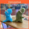 Cartoon Dinosaur Adorable Plush Keychain For Girls Soft Cute Stuffed Animal Gift Toy
