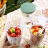 600ml Practical Picnics Storage Bucket Plastic Cup Seal Salad Cup for School