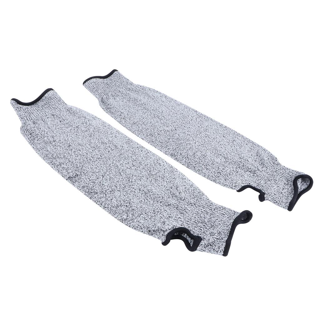 1 Pair 45cm Arm Protection Sleeve 5 Protection Grade Cut Resistant Safety Arm Guard for Garden