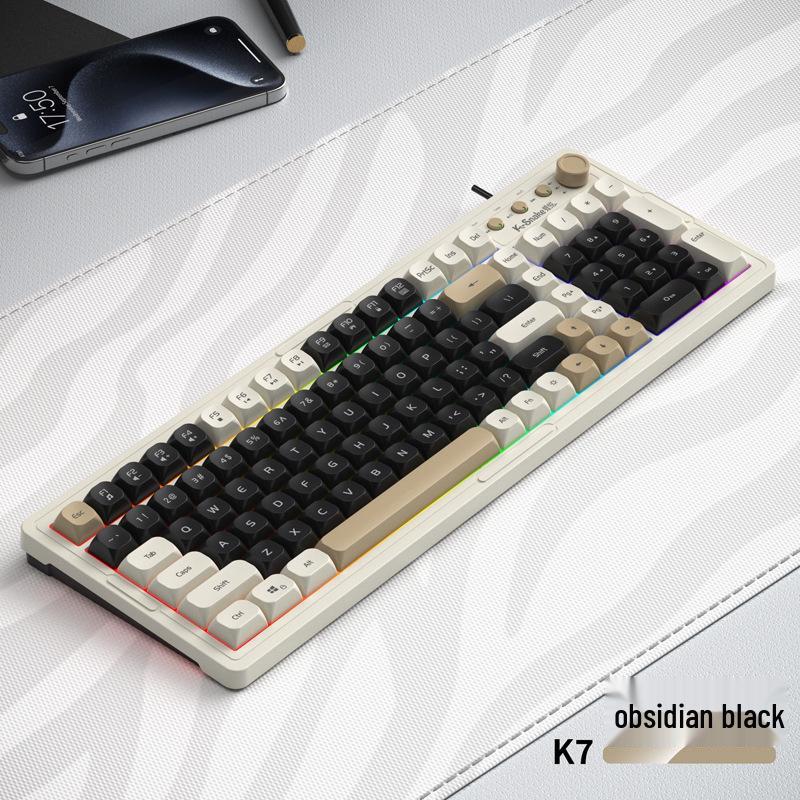 Игровой комплект Viper KM700: проводная клавиатура с механическим ощущением и мышь с двухцветной подсветкой