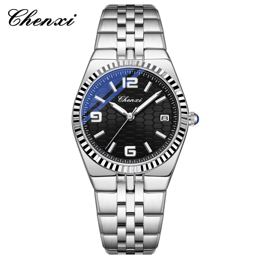 Couple Watch Luxury Quartz Watch Waterproof Watch Lover Gift Night Light Classic Date Week Clock His Her Watch