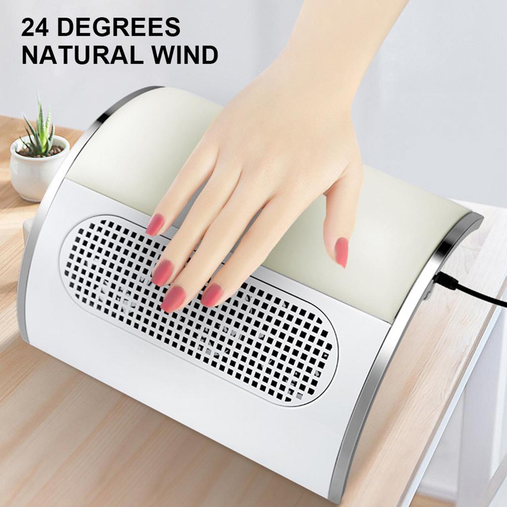 Пылеуловитель для ногтей Пылесос для пылесоса Nail Art Salon Suction Dust Machine с 3 вентиляторами Маникюр 2 пыли