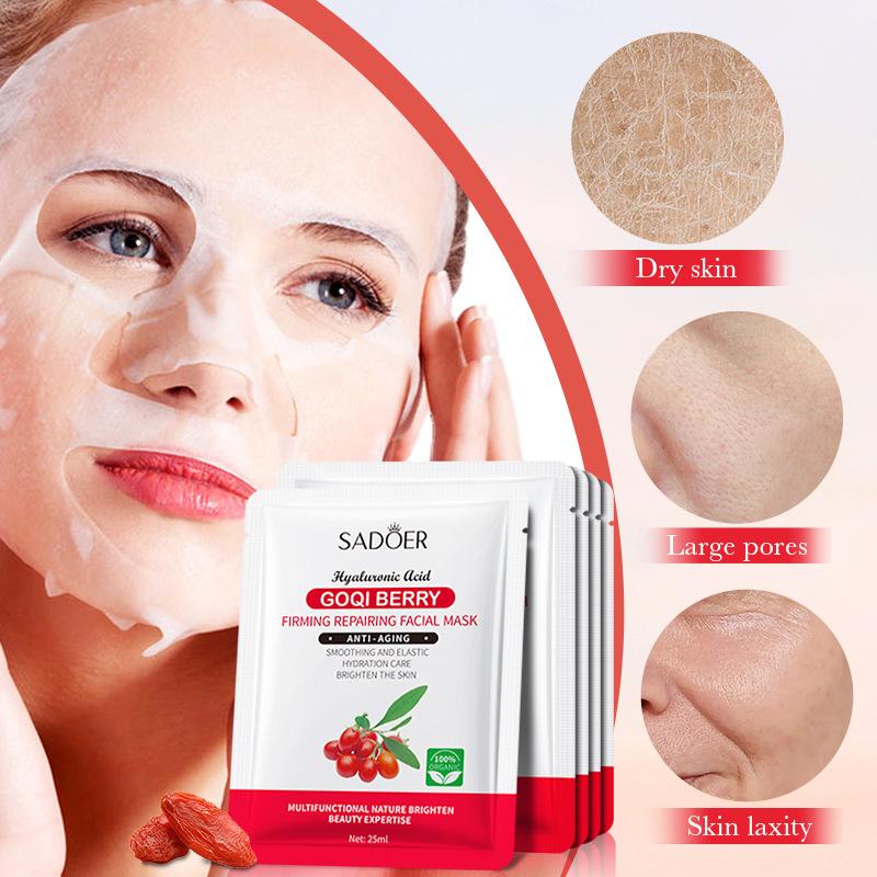 SADOER Firming Firming Hydrating Lifting Mask Goji Berry Anti-Wrinkle Repairing Mask