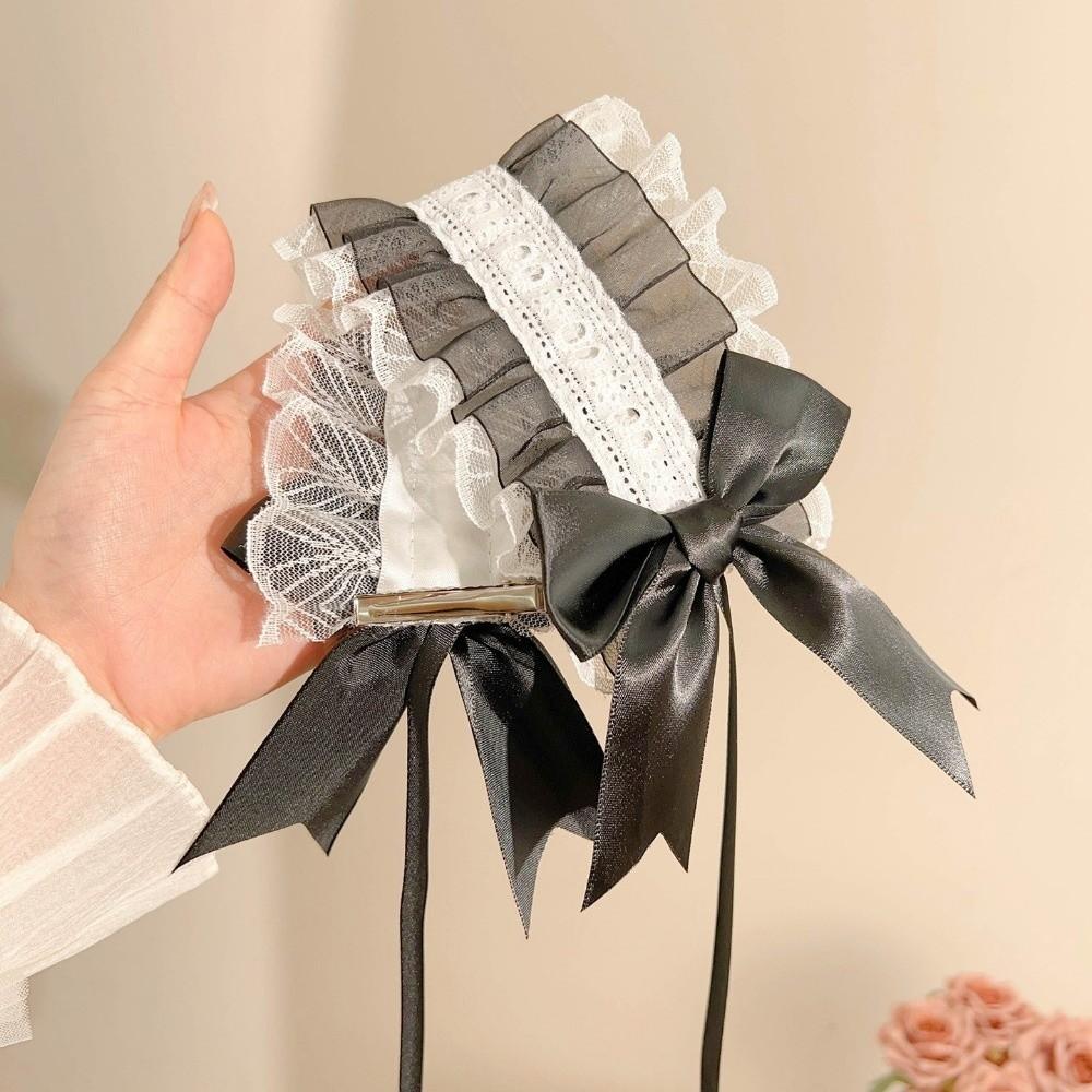 Gothic Lolita Wing Angel Headband Lace Head Wrap New Cosplay Headdress Hair Accessories