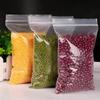 Waterproof Airtight PE Poly Bags Reusable Zipper Transparent Zip Sachets for Moisture Proof Food Packaging Plastic Photo Frame