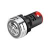 HUNJUN 22mm Red LED Active Metal Buzzer Alarm