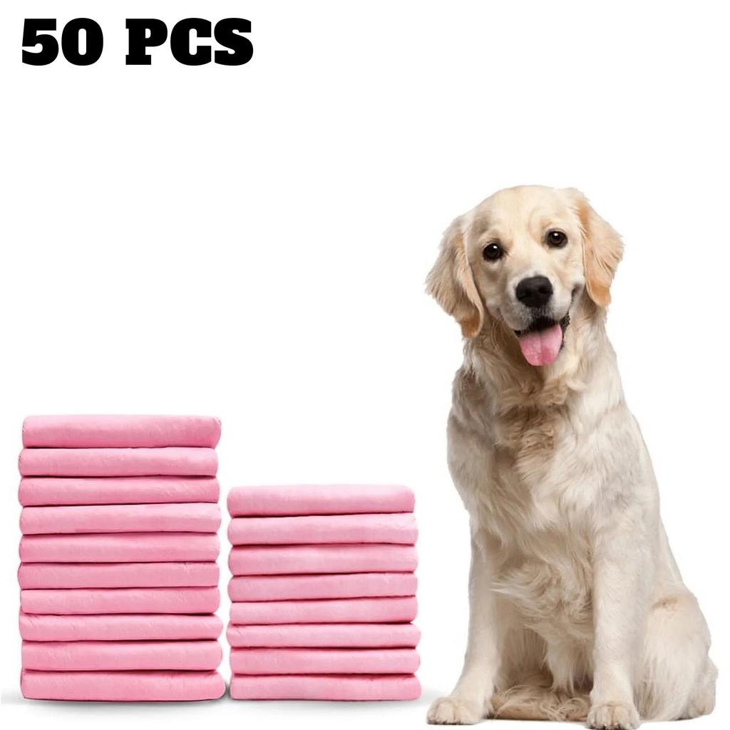 Упаковка из 50 подушечек для сбора мочи домашних животных размером 45*60 см, не промокающие и толстые защитные подушечки, герметичные