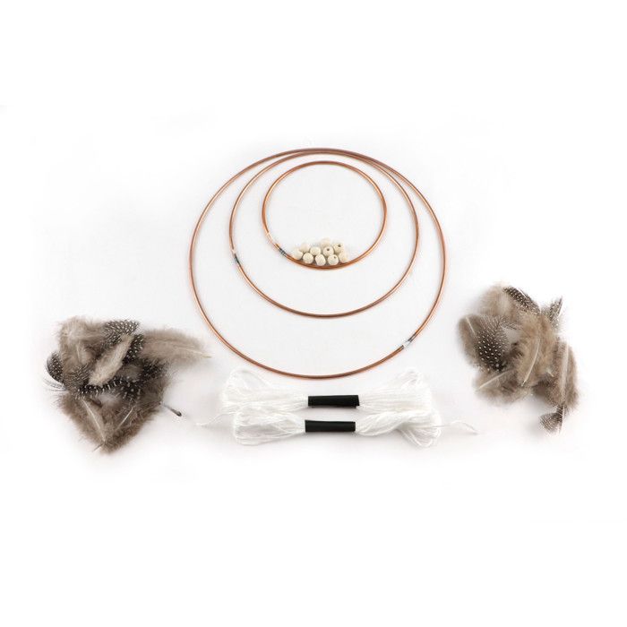 Kit pour fabriquer un mobile - Attrape-rêves amérindien