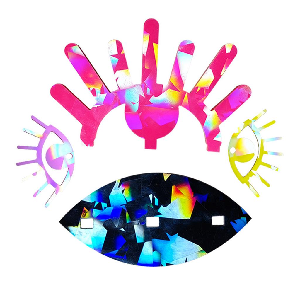 Голографические кольца Подставка для серег Формы Большеглазая подставка для украшений Эпоксидная форма для литья для украшения стола на домашней вечеринке