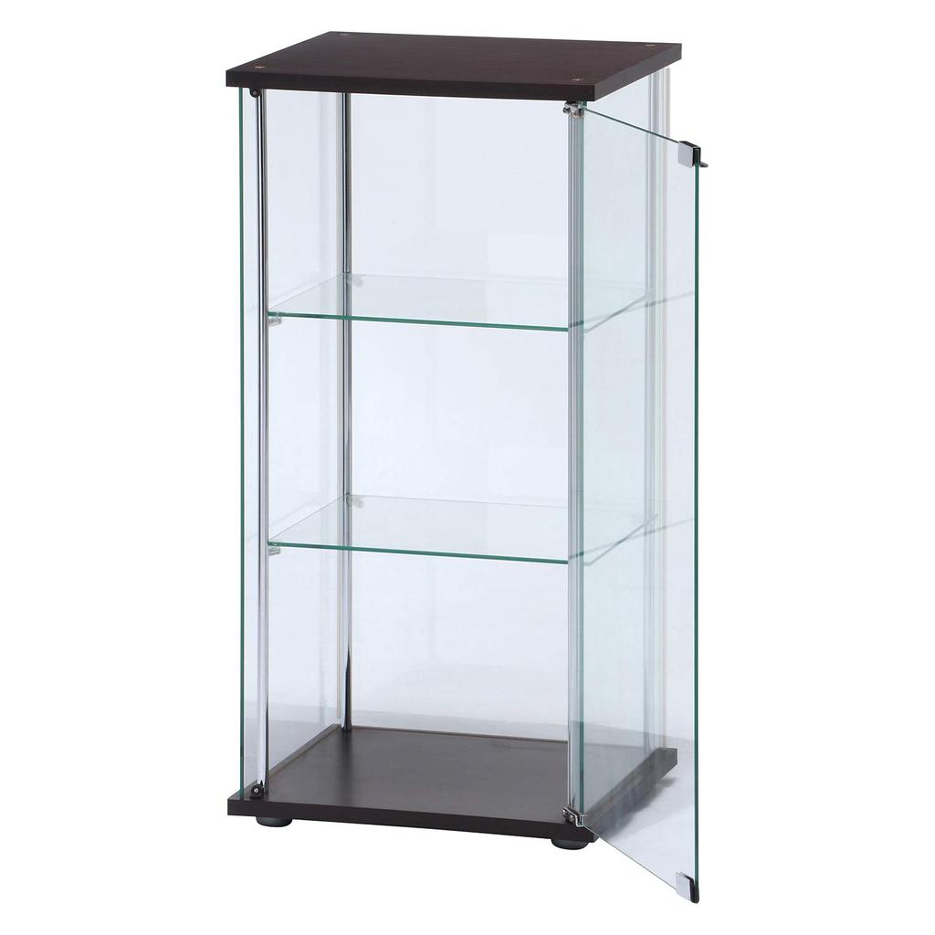 Футляр для коллекционной фигурки Fuji Boeki, 3 яруса, ширина x глубина x высота 86 см, коричневое закаленное стекло, полностью стеклянная сборка, продукт 96049 42,5 36,5