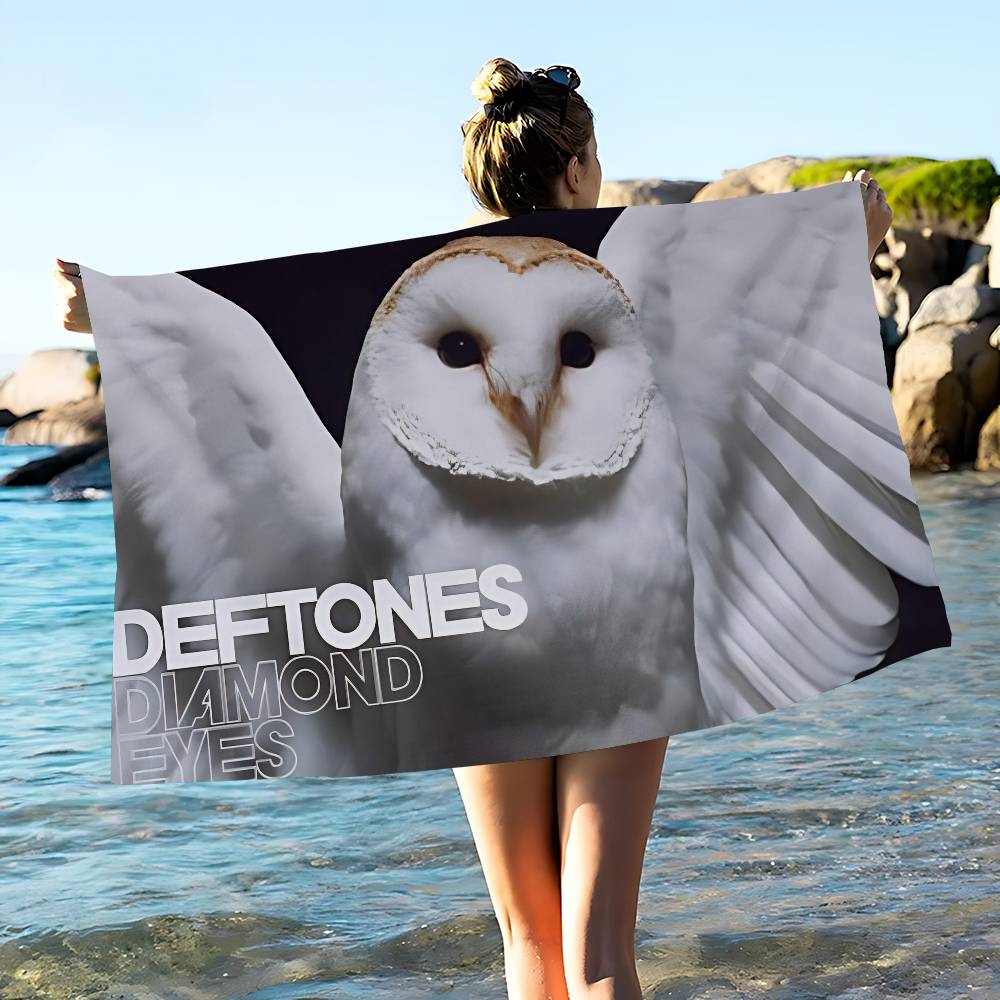 D-Deftones Fashion Beach Towel Colorful Bath Towels For Girl Microfiber Quick Dry Sand Free Beach Yoga Spa Gym Pool
