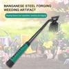 Multifunctional Weeder Tool with Non-Slip Handle Sharp Tines Design Rustproof Weeding Artifact Uprooting
