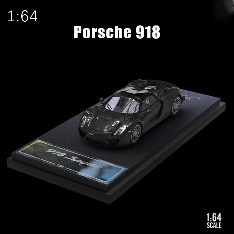 1:64 Porsche 918 Alloy Car Model Collectible Boutique Model Holiday Gift