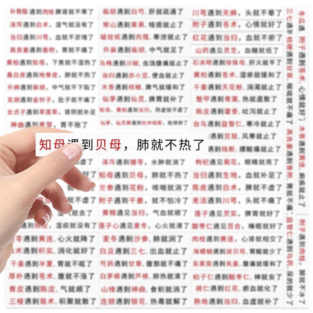 80 Интересных Текстов Китайская Медицина с Граффити Наклейками Украшают Гитару Блокнот Чемодан DIY Водонепроницаемые