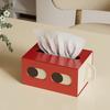 Yousheng Коробка для салфеток Контейнер для бумажных салфеток Настольный Большая вместимость Мультяшная форма Забавный диспенсер для бумаги Украшение стола