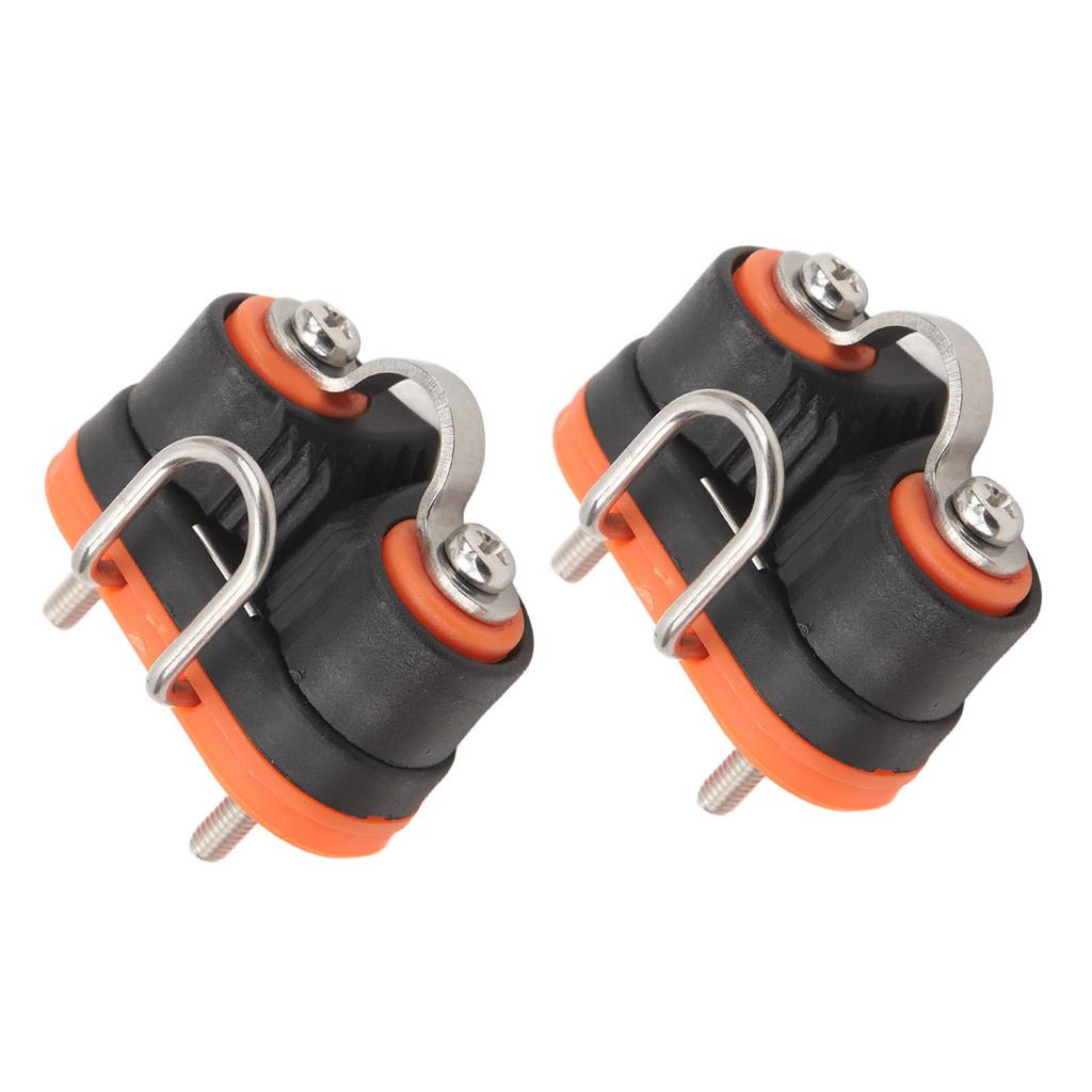 2PCS Cam Cleat Ball Bearing Marine Boat Fast Entry Rope Cam Cleat Wire Fair Sailing Sailboat